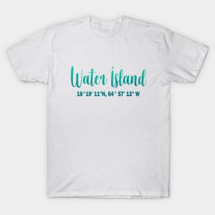 water island coordinates T-Shirt